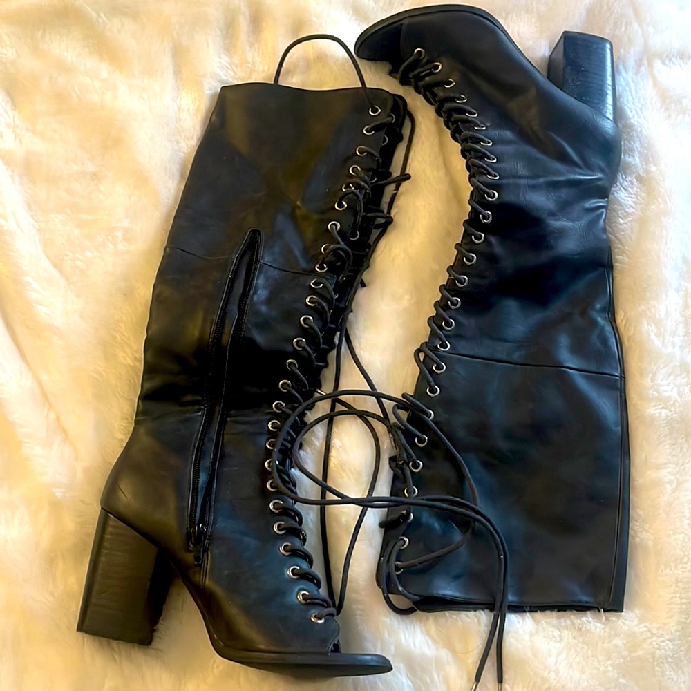 Black boots